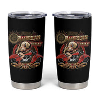 Native American Rider Tumbler Cup American Indian Legendary Motorcycle Vintage Pin Up Girl - Wonder Print Shop