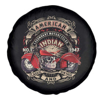 Native American Rider Spare Tire Cover American Indian Legendary Motorcycle Vintage Biker - Wonder Print Shop