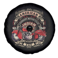 Native American Rider Spare Tire Cover American Indian Legendary Motorcycle Vintage Biker - Wonder Print Shop