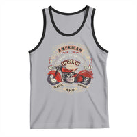 Native American Rider Tank Top American Indian Legendary Motorcycle Vintage Biker - Wonder Print Shop
