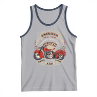 Native American Rider Tank Top American Indian Legendary Motorcycle Vintage Biker - Wonder Print Shop