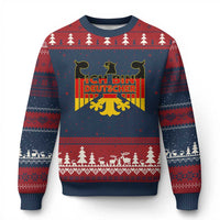 Proud Germany Ugly Christmas Sweater Ich Bin Deutscher Bundesadler Coat of Arms - Wonder Print Shop