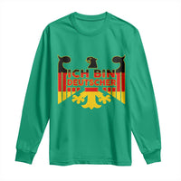 Proud Germany Long Sleeve Shirt Ich Bin Deutscher Bundesadler Coat of Arms - Wonder Print Shop