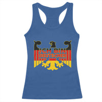 Proud Germany Racerback Tank Top Ich Bin Deutscher Bundesadler Coat of Arms - Wonder Print Shop