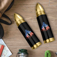 Funny Bigfoot Night Stroll American Flag Bullet Tumbler Patriotic 4th July - Wonder Print Shop