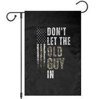 Funny Dont Let The Old Guy In Garden Flag Vintage Camo American Flag - Wonder Print Shop