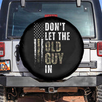 Funny Dont Let The Old Guy In Spare Tire Cover Vintage Camo American Flag - Wonder Print Shop