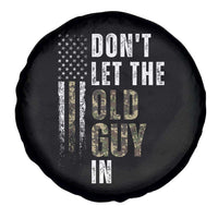 Funny Dont Let The Old Guy In Spare Tire Cover Vintage Camo American Flag - Wonder Print Shop