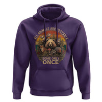 All Animals Are Pettable Some Only Once Hoodie Retro Wild Animals