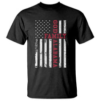 God Family Alabama T Shirt AL Game Day Christian American Flag