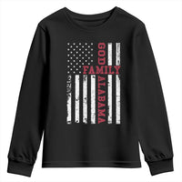 God Family Alabama Youth Sweatshirt AL Game Day Christian American Flag