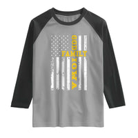 God Family Iowa Raglan Shirt IA State Game Day Christian American Flag