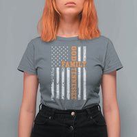 God Family Tennessee T Shirt For Women TN Game Day Christian American Flag