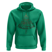 Christmas African American Hoodie Rockin' Around The Melanin Tree Xmas