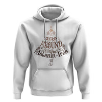 Christmas African American Hoodie Rockin' Around The Melanin Tree Xmas