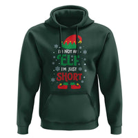 Funny Christmas Elf Hoodie I'm Not An Elf I'm Just Short Snowflakes