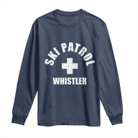 Ski Patrol Whistler Long Sleeve Shirt Winter Slopes Skiing Snowboarding - Wonder Print Shop