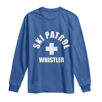 Ski Patrol Whistler Long Sleeve Shirt Winter Slopes Skiing Snowboarding - Wonder Print Shop