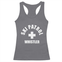 Ski Patrol Whistler Racerback Tank Top Winter Slopes Skiing Snowboarding - Wonder Print Shop