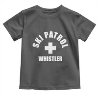 Ski Patrol Whistler Toddler T Shirt Winter Slopes Skiing Snowboarding - Wonder Print Shop