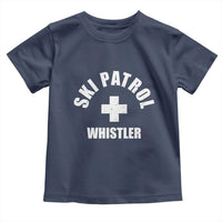 Ski Patrol Whistler Toddler T Shirt Winter Slopes Skiing Snowboarding - Wonder Print Shop