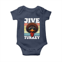 Funny Jive Thanksgiving Turkey Day Baby Onesie Retro Afro Black Turkey - Wonder Print Shop