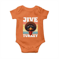 Funny Jive Thanksgiving Turkey Day Baby Onesie Retro Afro Black Turkey - Wonder Print Shop