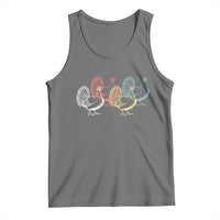 Thanksgiving Turkey Day Retro Poultry Holiday Tank Top - Wonder Print Shop