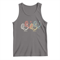 Thanksgiving Turkey Day Retro Poultry Holiday Tank Top - Wonder Print Shop