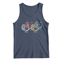 Thanksgiving Turkey Day Retro Poultry Holiday Tank Top - Wonder Print Shop