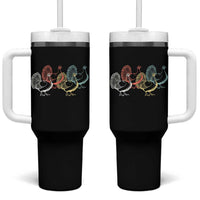 Thanksgiving Turkey Day Retro Poultry Holiday Tumbler With Handle - Wonder Print Shop