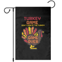 Funny Thanksgiving Turkey Garden Flag Turkey Game Dont Look At The Turkey - Wonder Print Shop