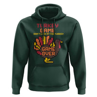 Funny Thanksgiving Turkey Hoodie Turkey Game Dont Look At The Turkey - Wonder Print Shop