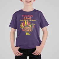 Funny Thanksgiving Turkey T Shirt For Kid Turkey Game Dont Look At The Turkey - Wonder Print Shop