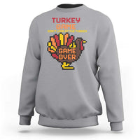 Funny Thanksgiving Turkey Sweatshirt Turkey Game Dont Look At The Turkey - Wonder Print Shop