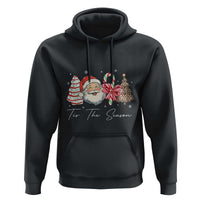 Funny Tis The Season Christmas Hoodie Xmas Holiday Family Matching Santa Xmas Tree - Wonder Print Shop