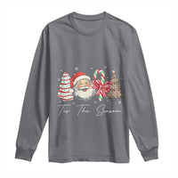 Funny Tis The Season Christmas Long Sleeve Shirt Xmas Holiday Family Matching Santa Xmas Tree - Wonder Print Shop