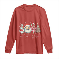 Funny Tis The Season Christmas Long Sleeve Shirt Xmas Holiday Family Matching Santa Xmas Tree - Wonder Print Shop