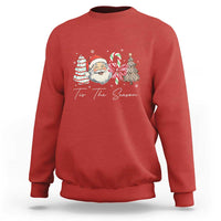 Funny Tis The Season Christmas Sweatshirt Xmas Holiday Family Matching Santa Xmas Tree - Wonder Print Shop
