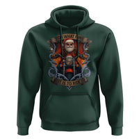 Funny Christmas Motorcycle Santa Hoodie Oh What Fun It Is To Ride Xmas Biker - Wonder Print Shop