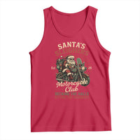 Funny Christmas Motorcycle Biker Tank Top Santas Sleighers Motorcycle Club Decking The Halls - Wonder Print Shop
