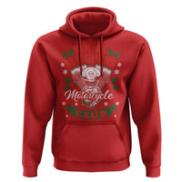 Christmas Motorcycle Biker Hoodie Santas Sleighers Motorcycle Club - Wonder Print Shop