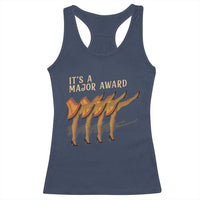 Funny Christmas Movie It's A Major Award Racerback Tank Top Italian Leg Lamp - Wonder Print Shop