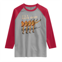 Funny Christmas Movie It's A Major Award Raglan Shirt Italian Leg Lamp - Wonder Print Shop