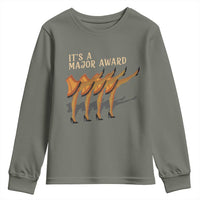 Funny Christmas Movie It's A Major Award Youth Sweatshirt Italian Leg Lamp - Wonder Print Shop