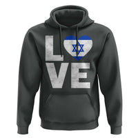 I Love Israel Jewish Gifts Star of David Israeli Hoodie - Wonder Print Shop