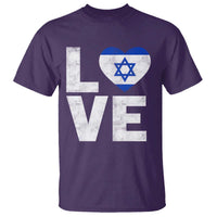 I Love Israel Jewish Gifts Star of David Israeli T Shirt - Wonder Print Shop