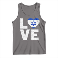I Love Israel Jewish Gifts Star of David Israeli Tank Top - Wonder Print Shop