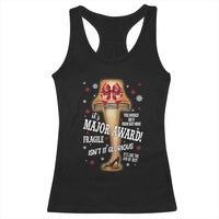 Funny Christmas Movie Racerback Tank Top It Is A Major Award Fragile Italian Leg Lamp - Wonder Print Shop