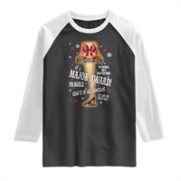 Funny Christmas Movie Raglan Shirt It Is A Major Award Fragile Italian Leg Lamp - Wonder Print Shop
